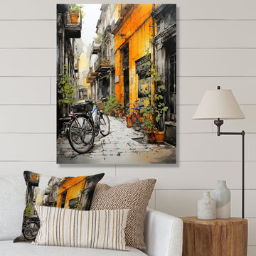 Bicycle Cycle City - Bicycle Canvas Wall Art